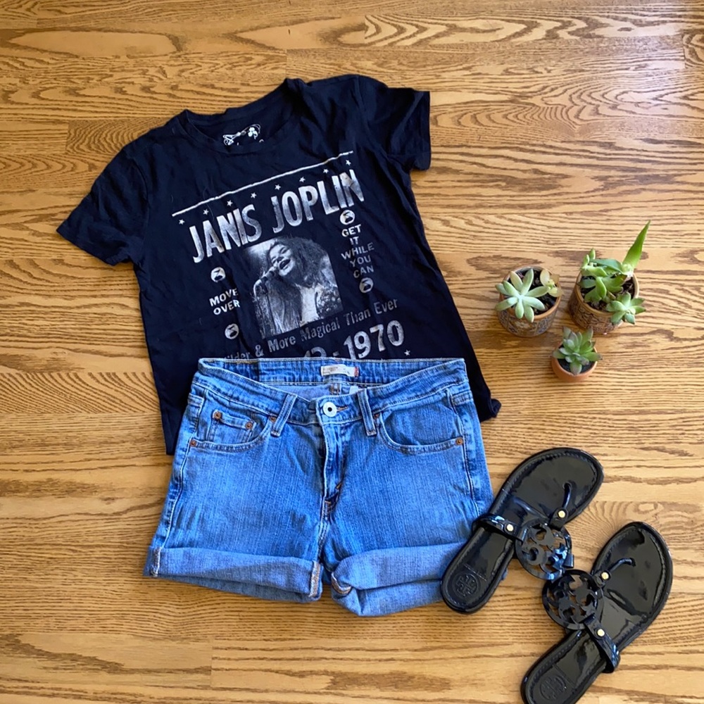 Levi Cut Off Denim Shorts